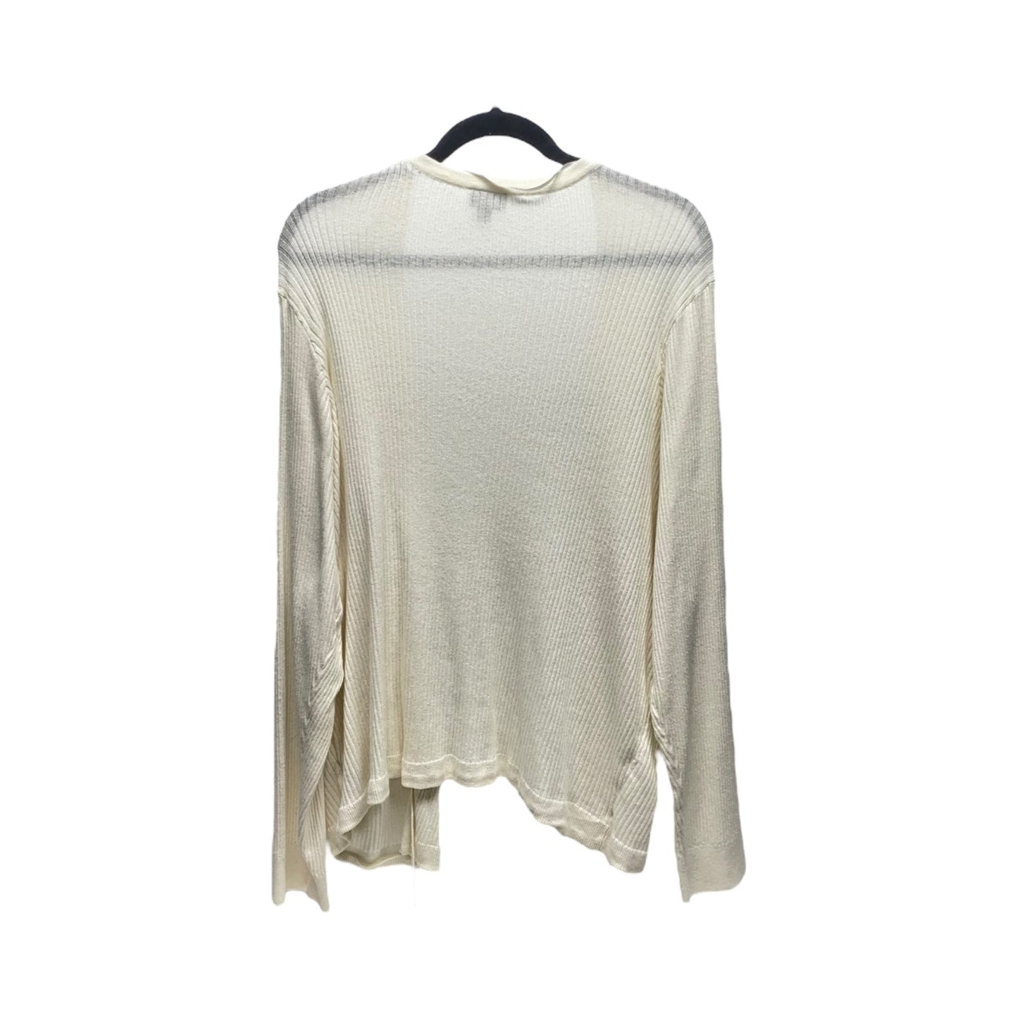 Sweater Cardigan By Torrid In Cream, Size: 4x