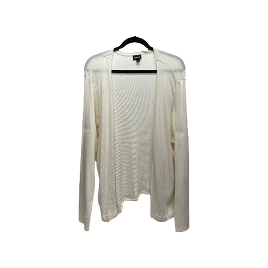 Sweater Cardigan By Torrid In Cream, Size: 4x