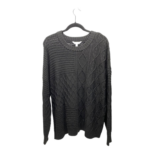 Sweater By Time And Tru In Black, Size: 3x