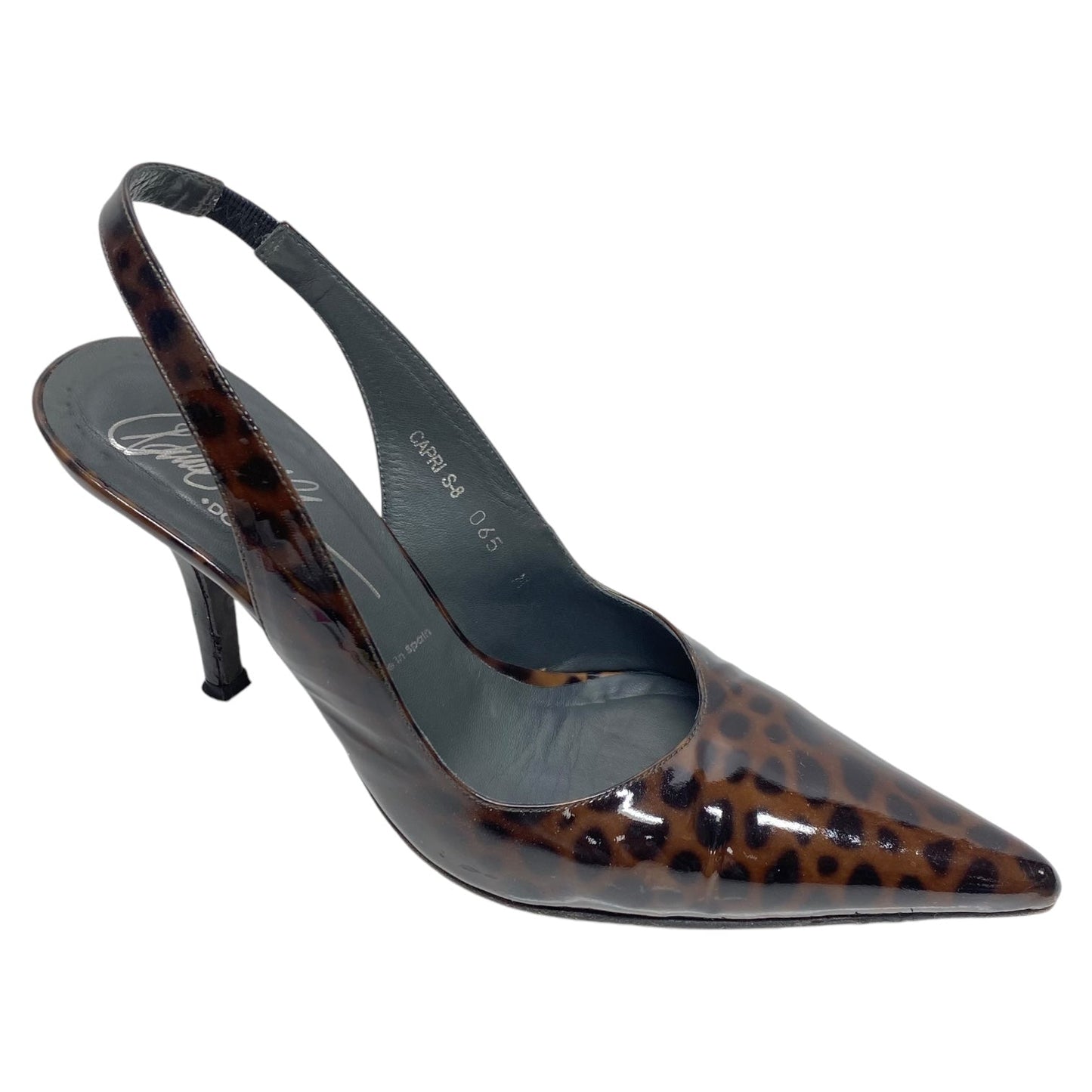 Shoes Heels Stiletto By Donald Pliner In Animal Print, Size: 6.5