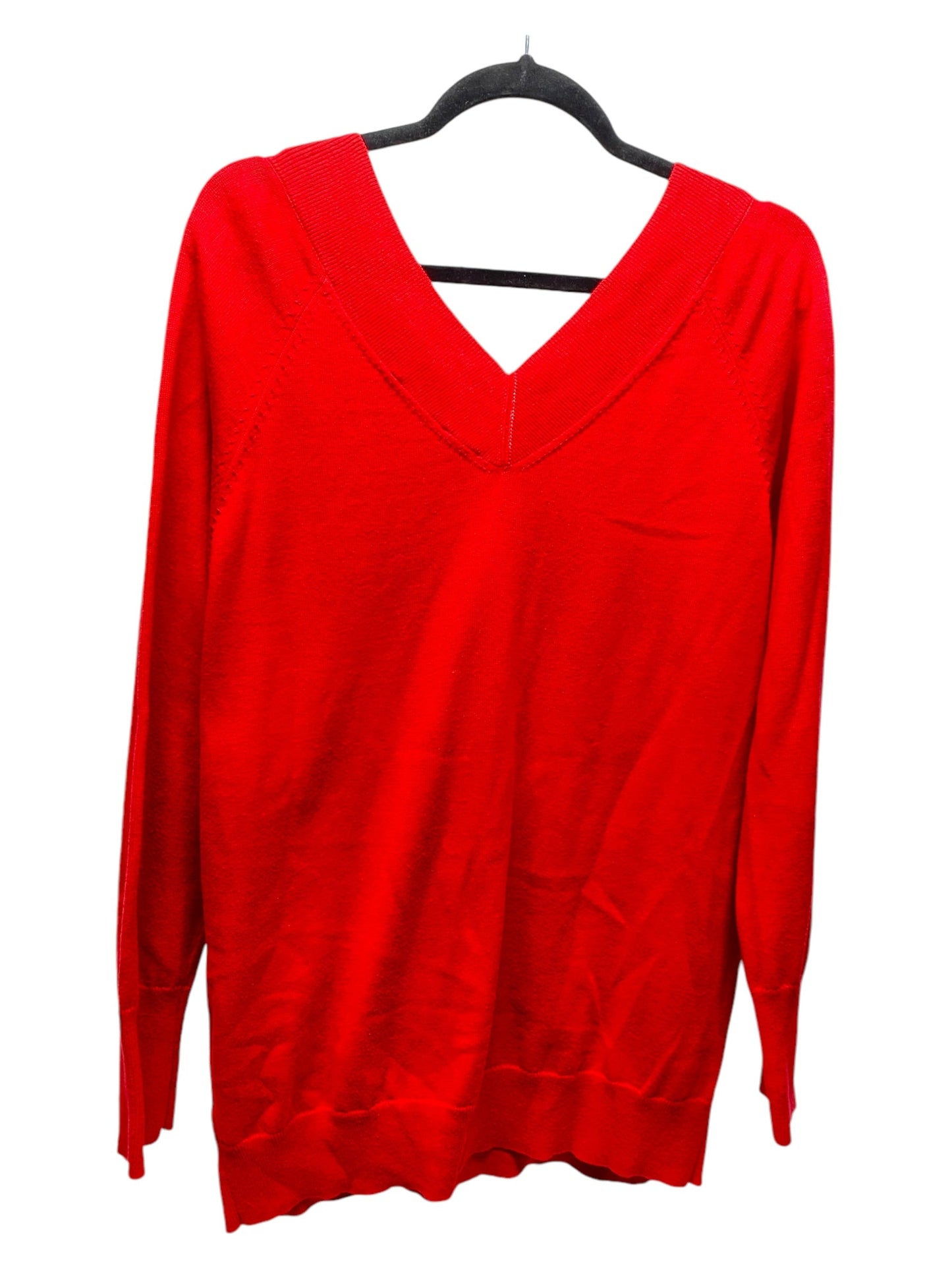 Sweater By Cabi In Red, Size: Xl