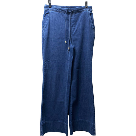 Pants Wide Leg By Chicos In Blue Denim, Size: 6