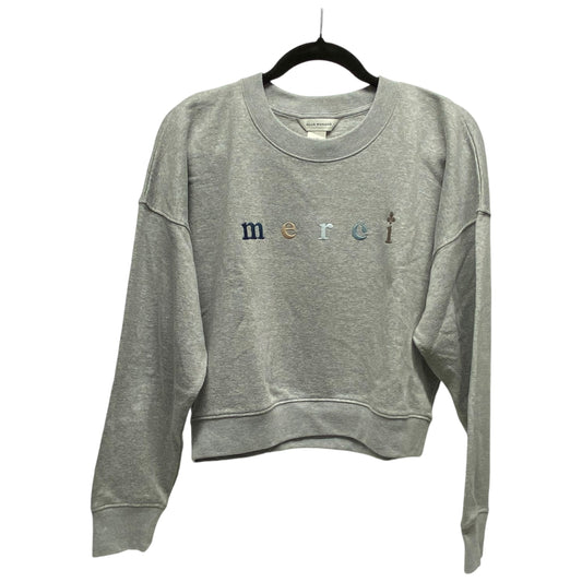 Sweatshirt Crewneck By Club Monaco In Grey, Size: L