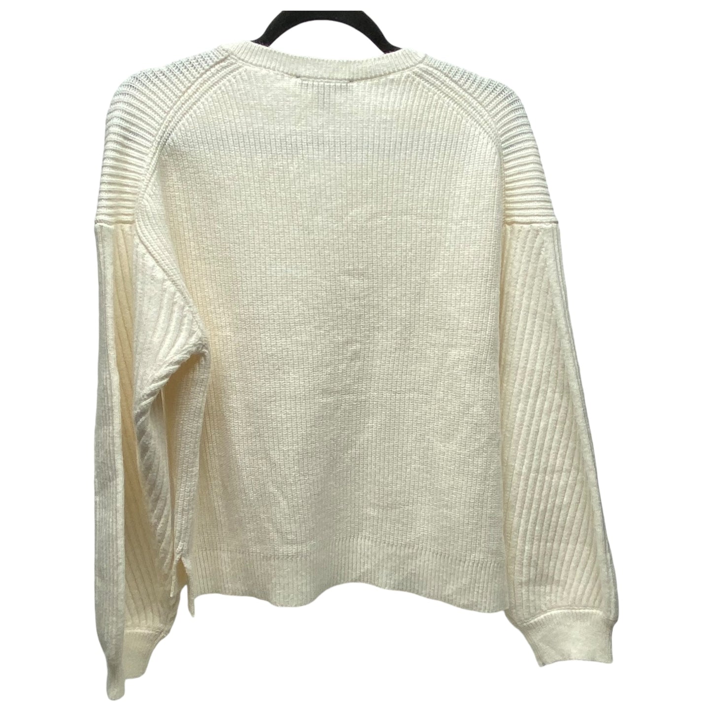 Sweater By Ann Taylor In Cream, Size: S