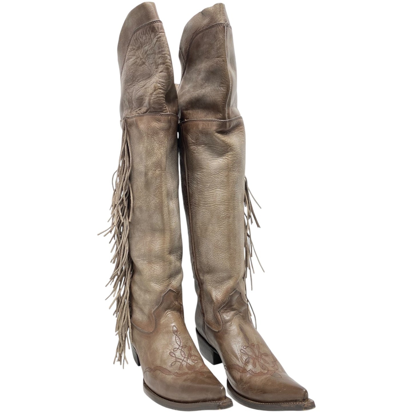 Boots Western By DESERT ANGELS In Taupe, Size: 10