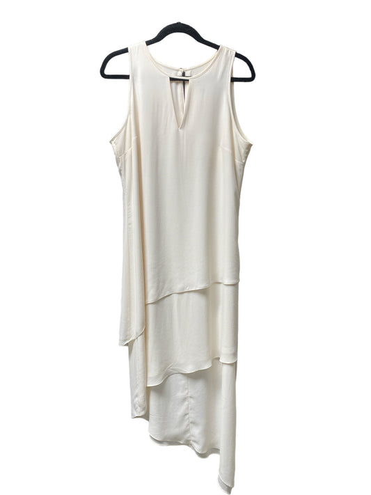 White Dress Casual Midi White House Black Market, Size 12