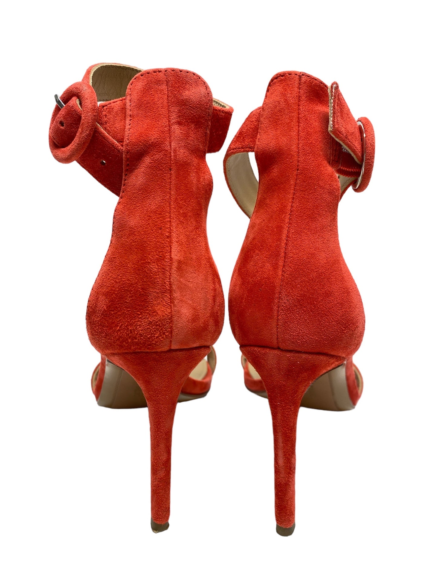 Red Sandals Heels Stiletto Banana Republic, Size 8