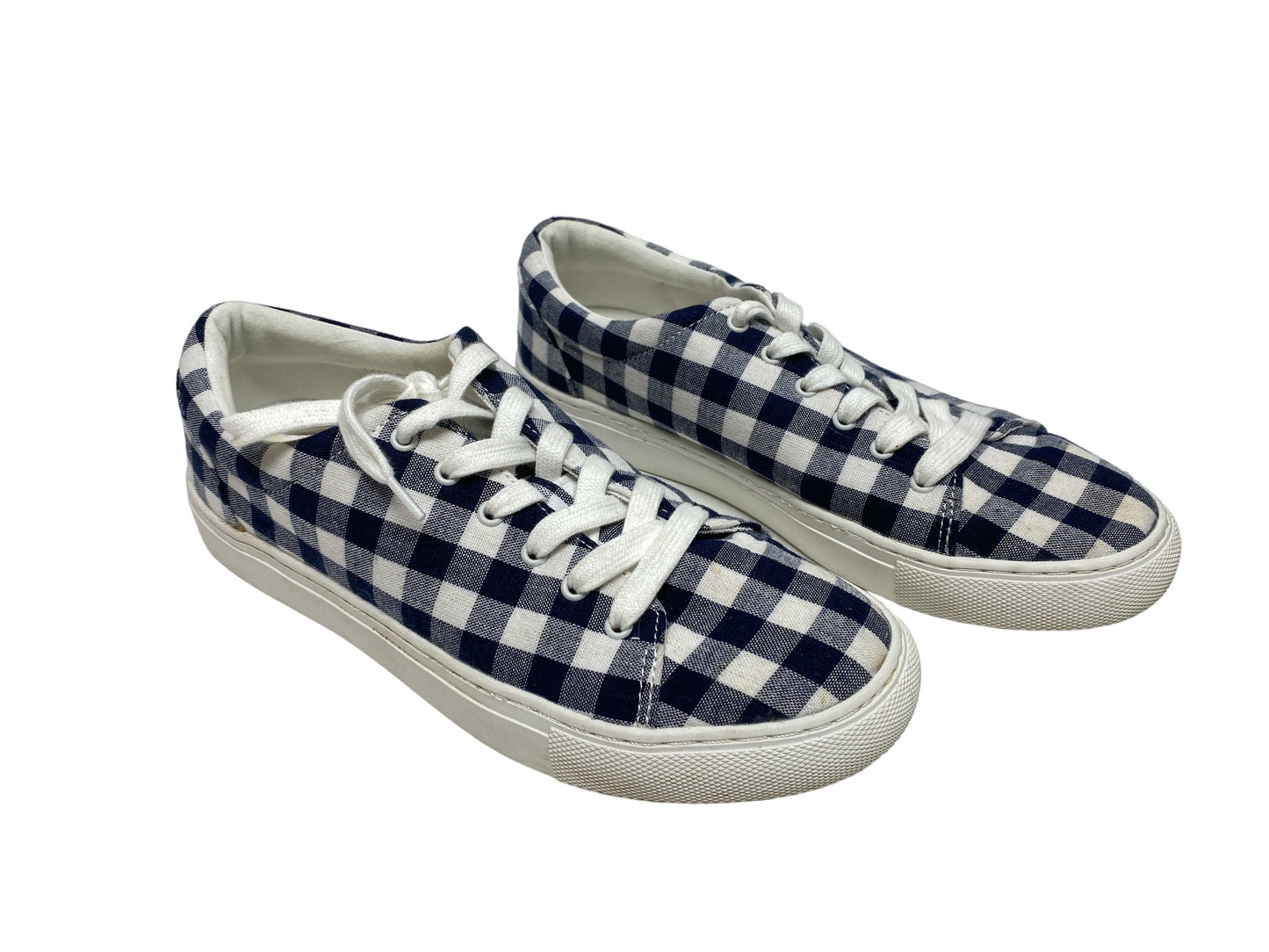 Plaid Pattern Shoes Sneakers J. Crew, Size 8