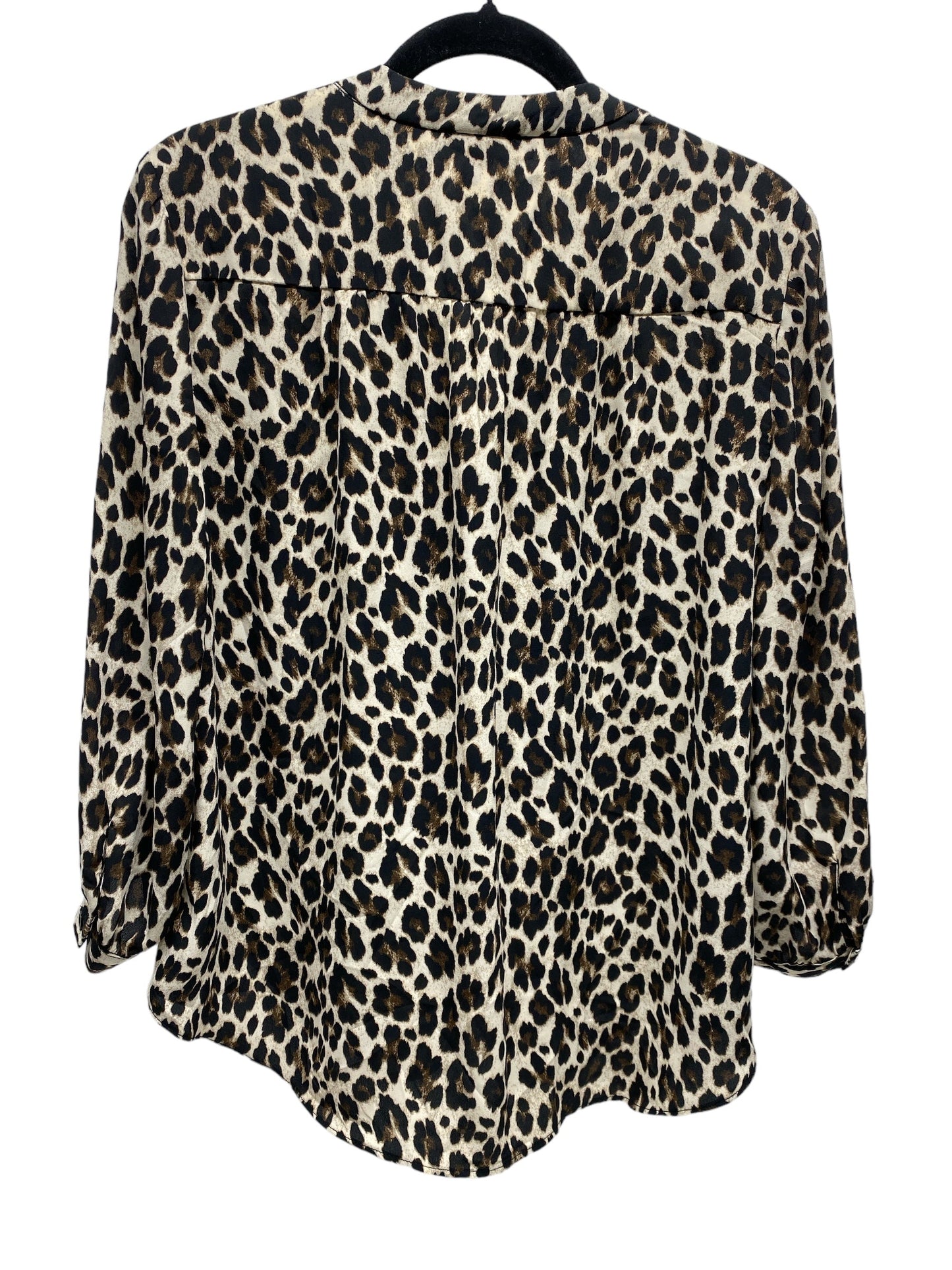 Blouse 3/4 Sleeve By Vince Camuto In Animal Print, Size: L