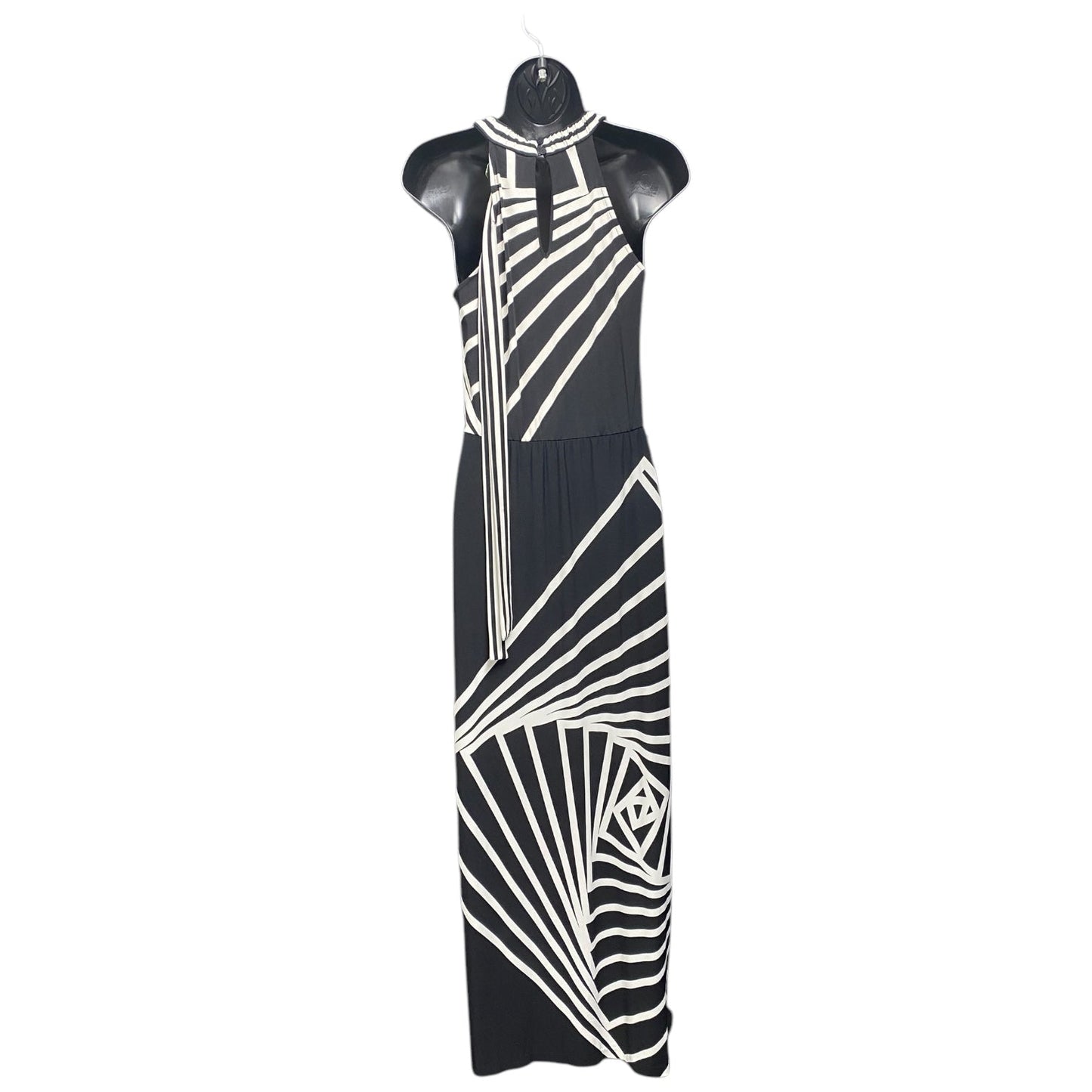 Dress Casual Maxi By Bcbgmaxazria In Black & White, Size: Xs