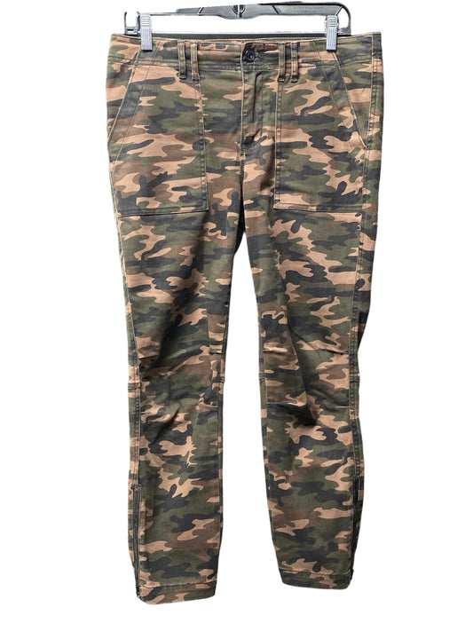 Camouflage Print Pants Joggers White House Black Market, Size 6