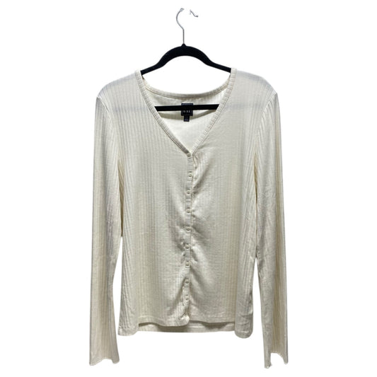 Top Long Sleeve By Old Navy In Cream, Size: L