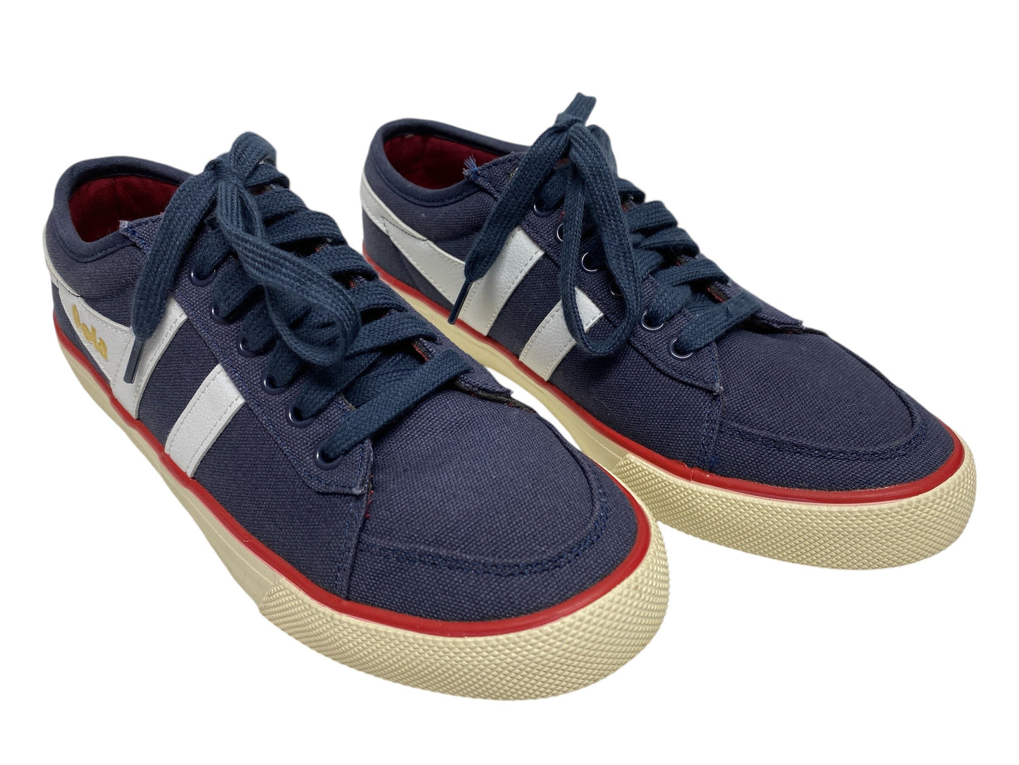 Shoes Sneakers By Gola In Blue Red & White, Size: 8