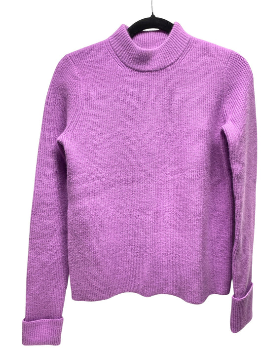 Sweater By Ann Taylor In Purple, Size: Xxs