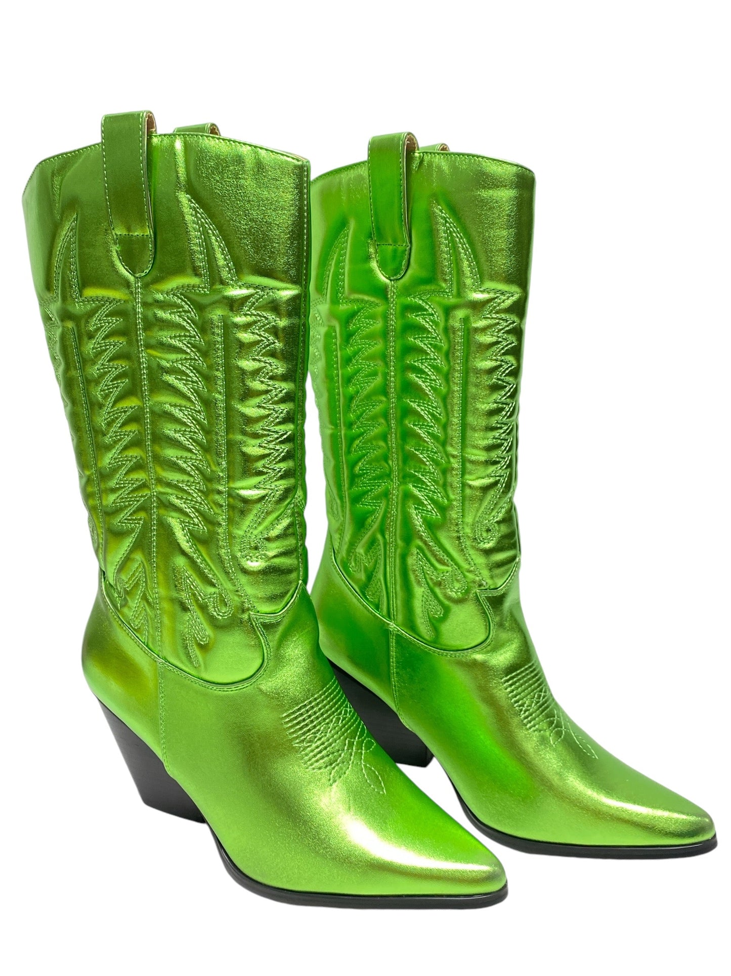 Boots Western By Clothes Mentor In Green, Size: 8.5