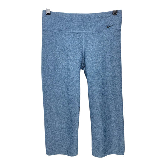 Athletic Leggings Capris By Nike Apparel In Blue, Size: M