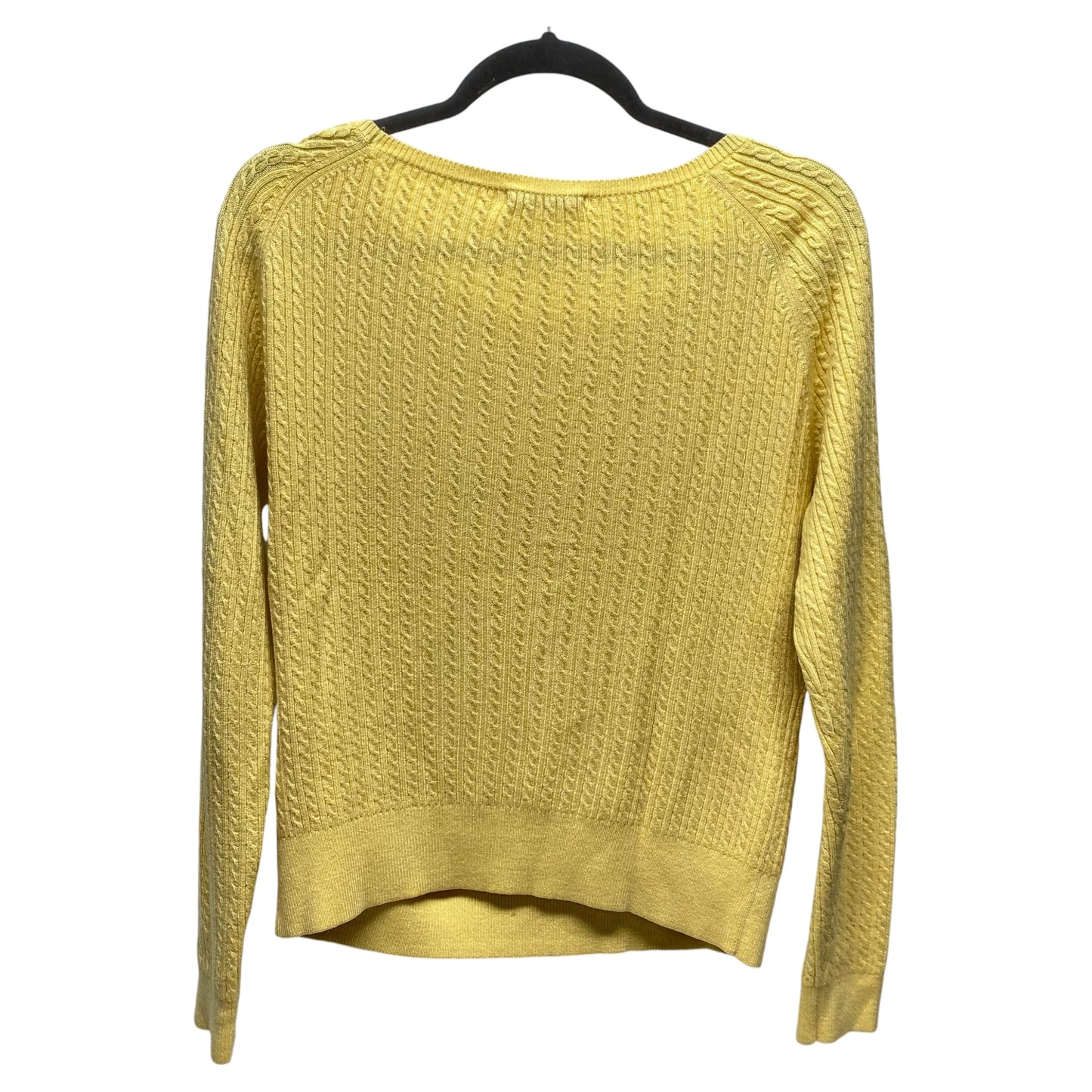 Sweater By Casual Corner In Yellow, Size: M