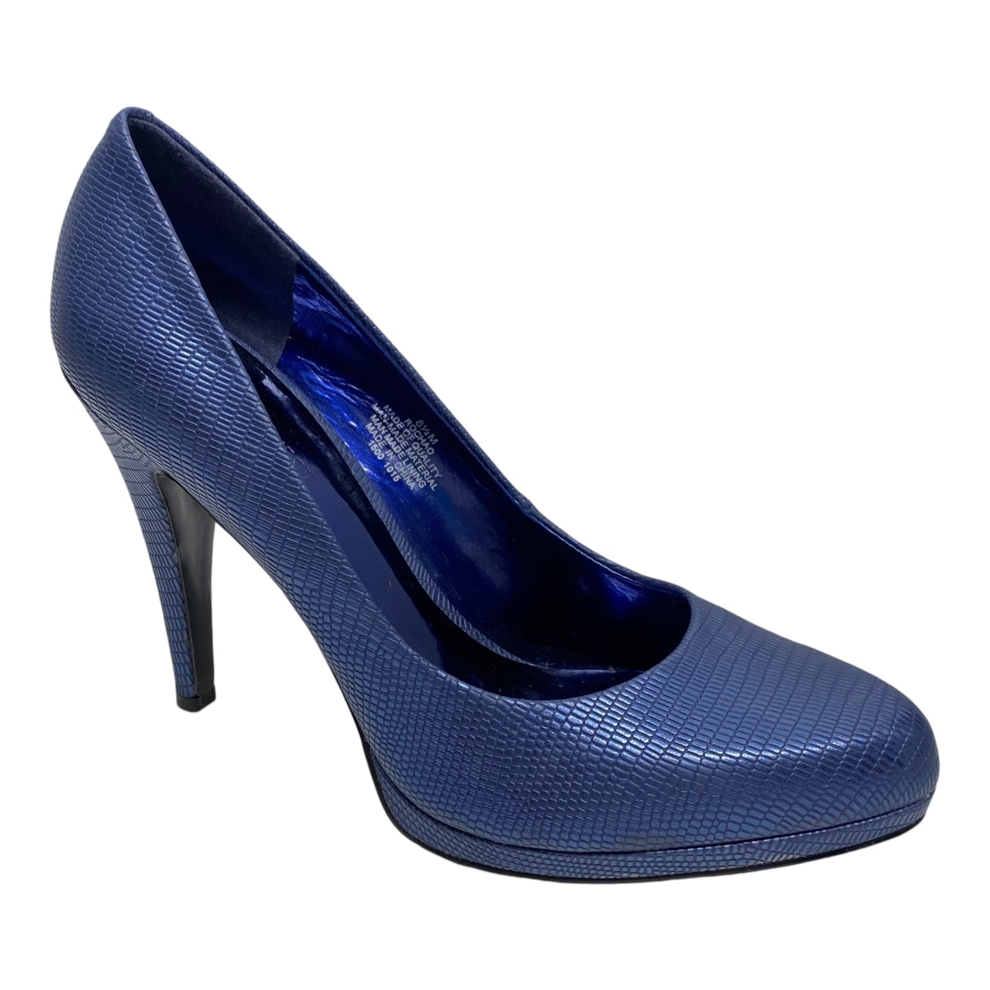 Shoes Heels Stiletto By Nine West In Blue, Size: 8.5