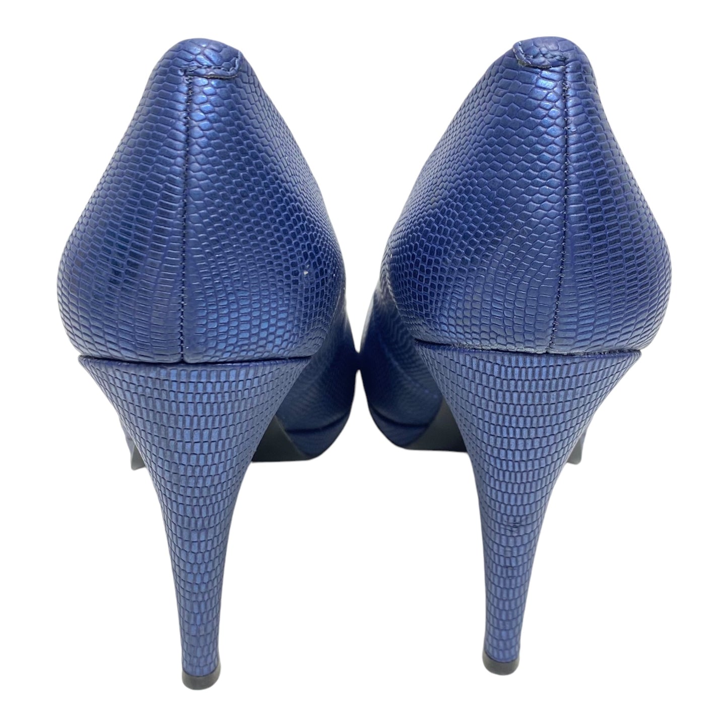 Shoes Heels Stiletto By Nine West In Blue, Size: 8.5