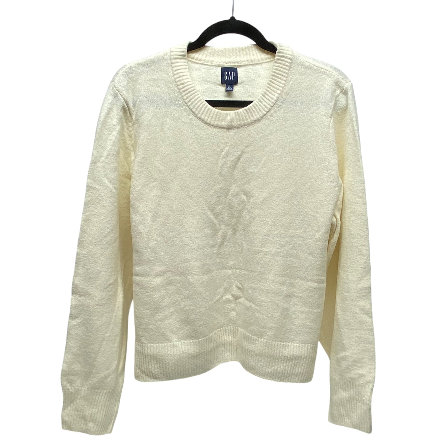 Sweater By Gap In Cream, Size: Xl