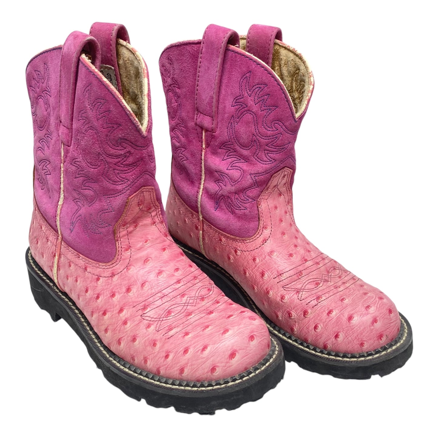 Boots Western By Ariat In Pink, Size: 7