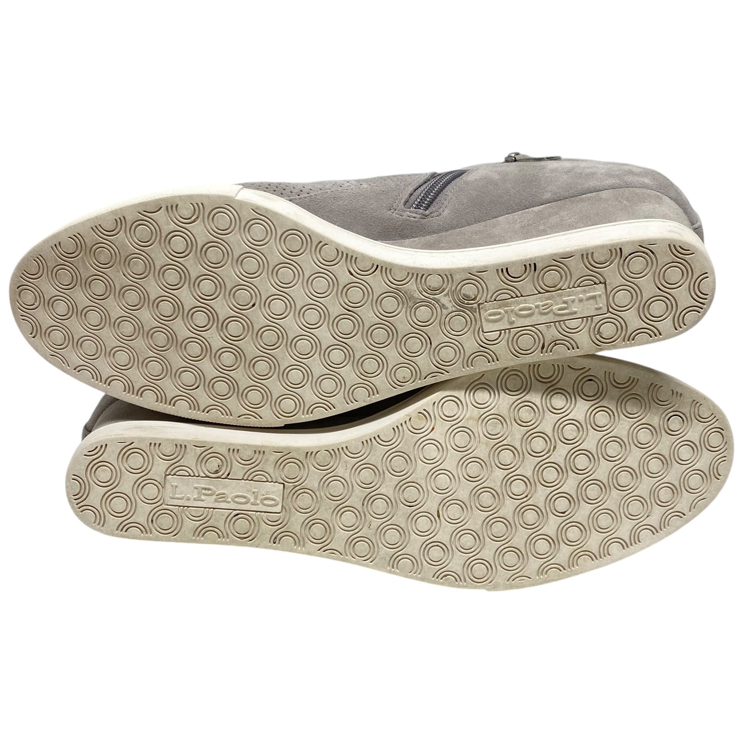 Shoes Sneakers By Clothes Mentor In Grey & White, Size: 10