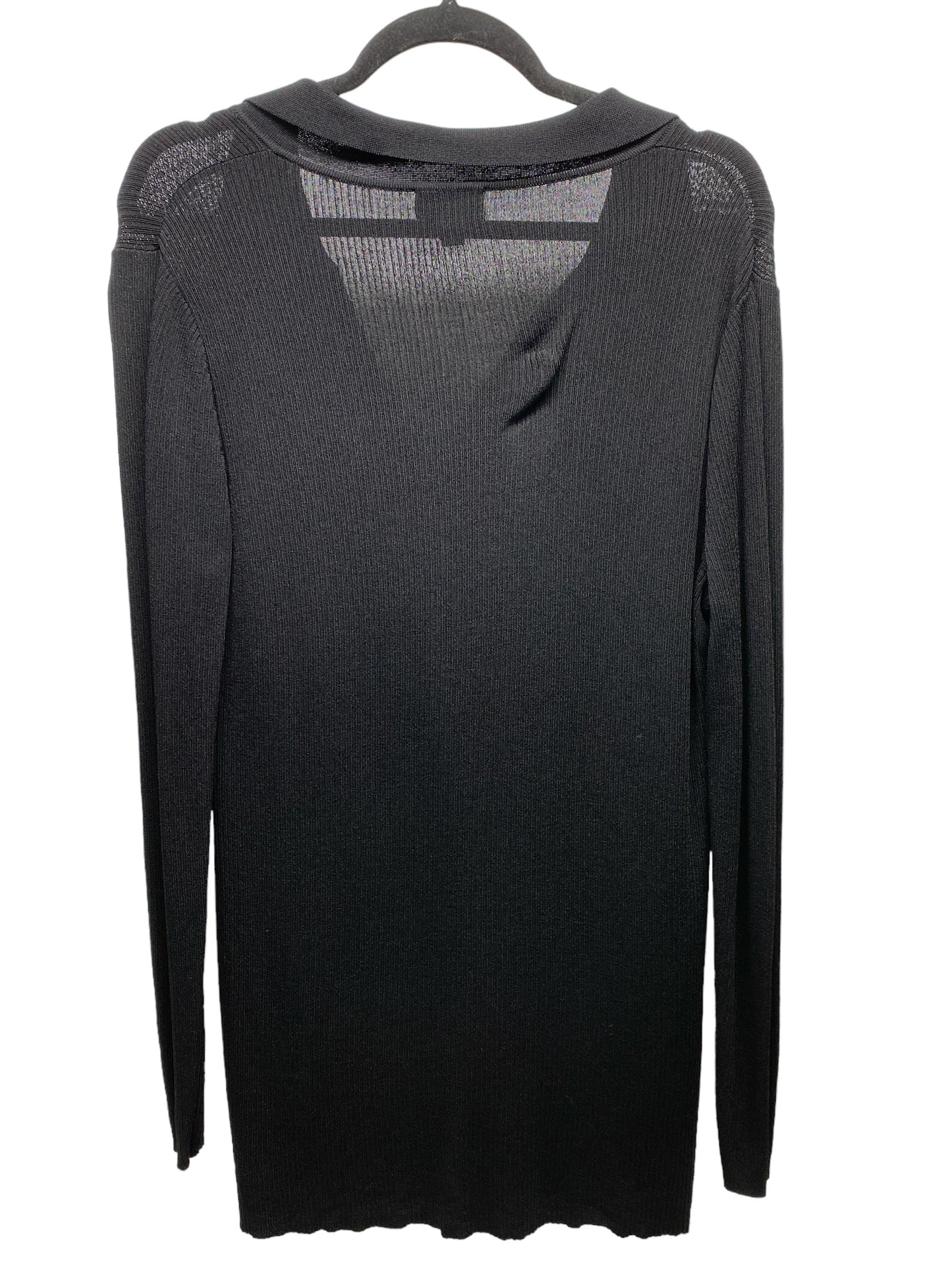 Top Long Sleeve By Clothes Mentor In Black, Size: L