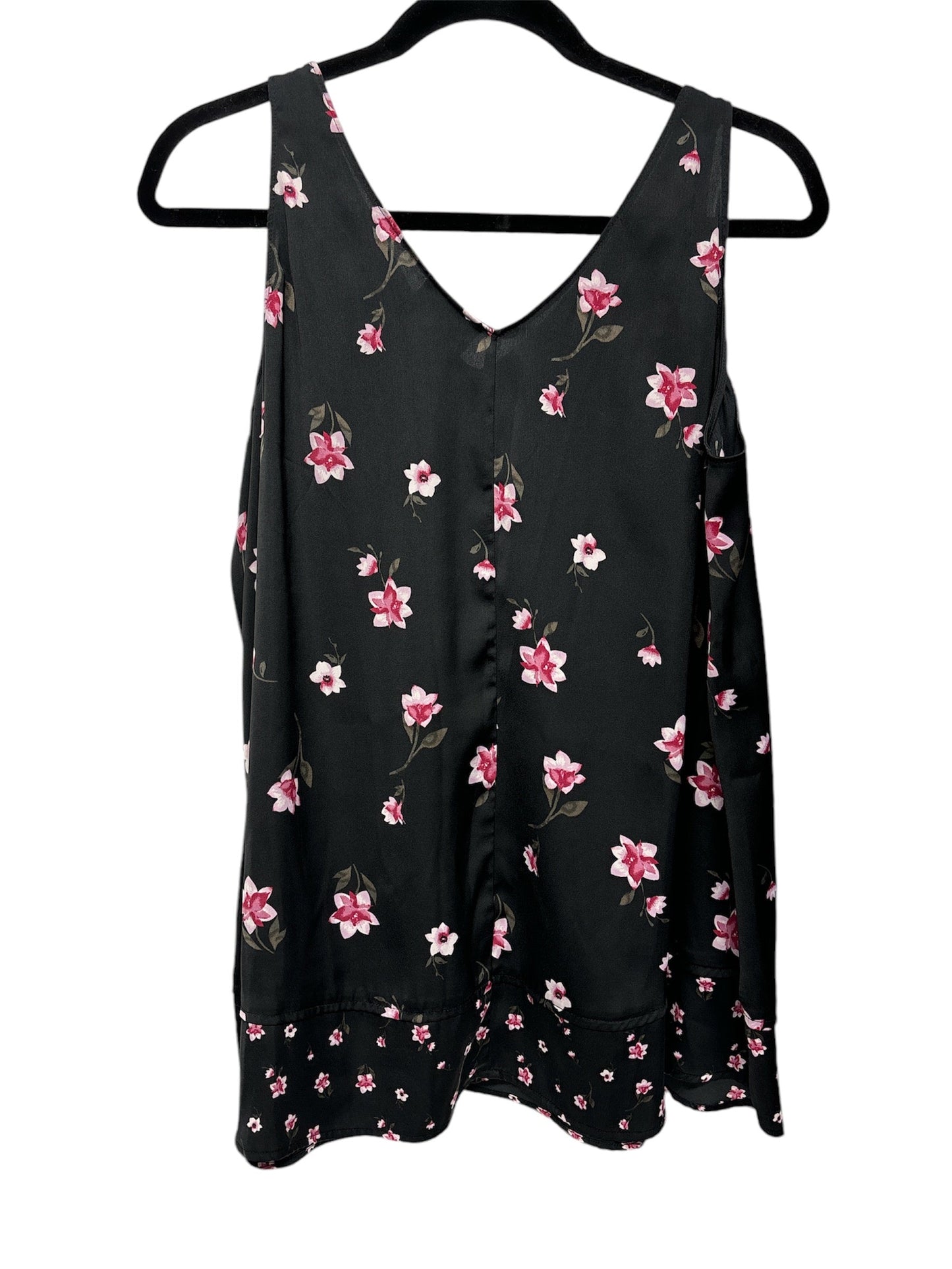 Top Sleeveless By Lane Bryant In Floral Print, Size: 14