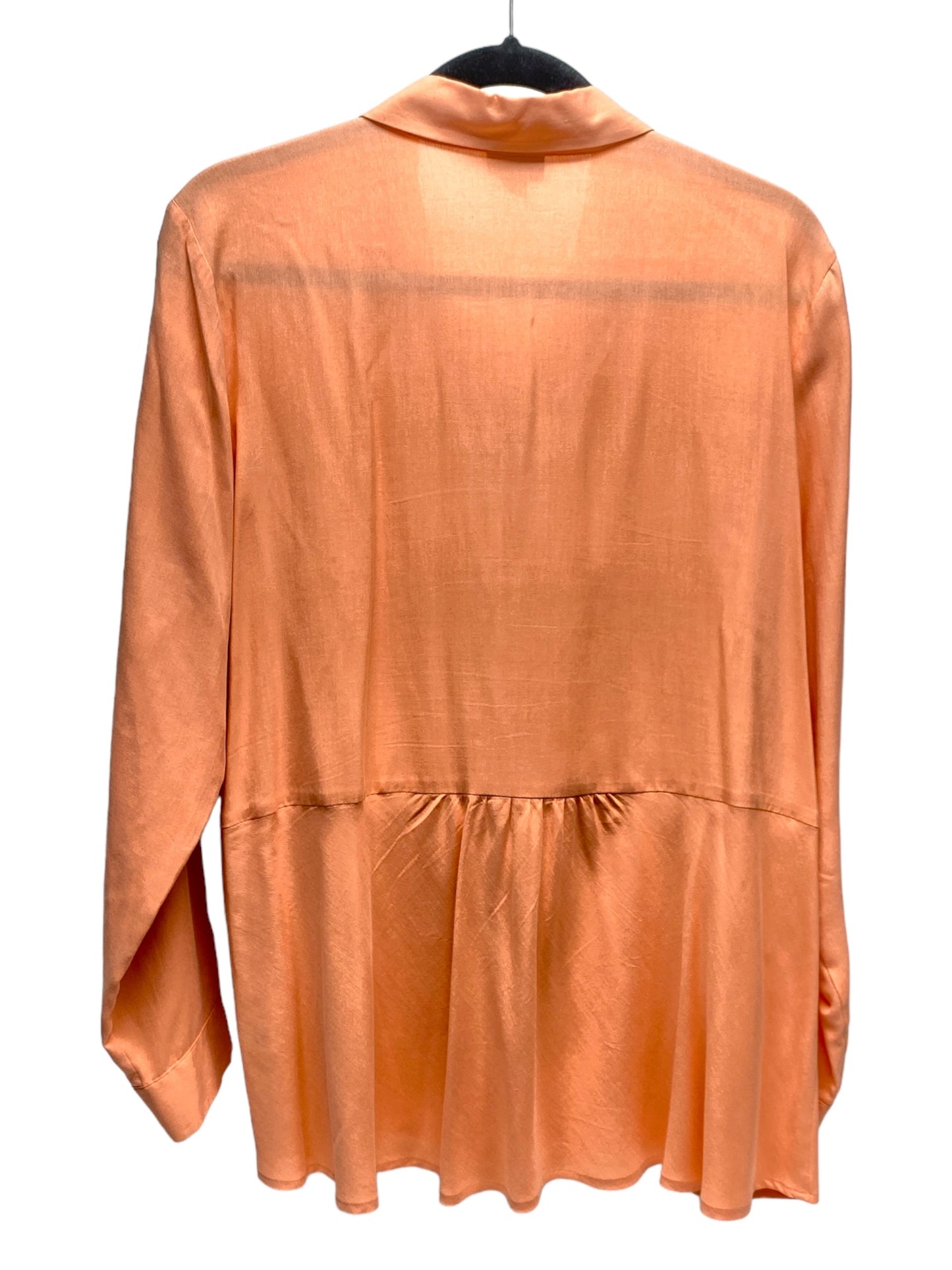 Top Long Sleeve By J. Jill In Peach, Size: L