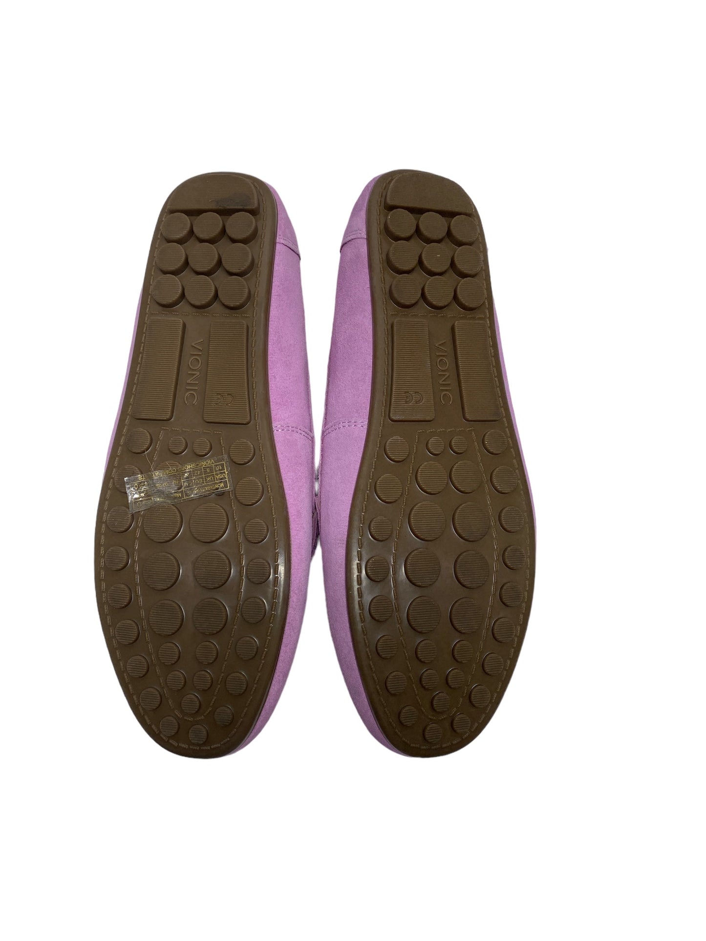 Purple Shoes Flats Vionic, Size 10