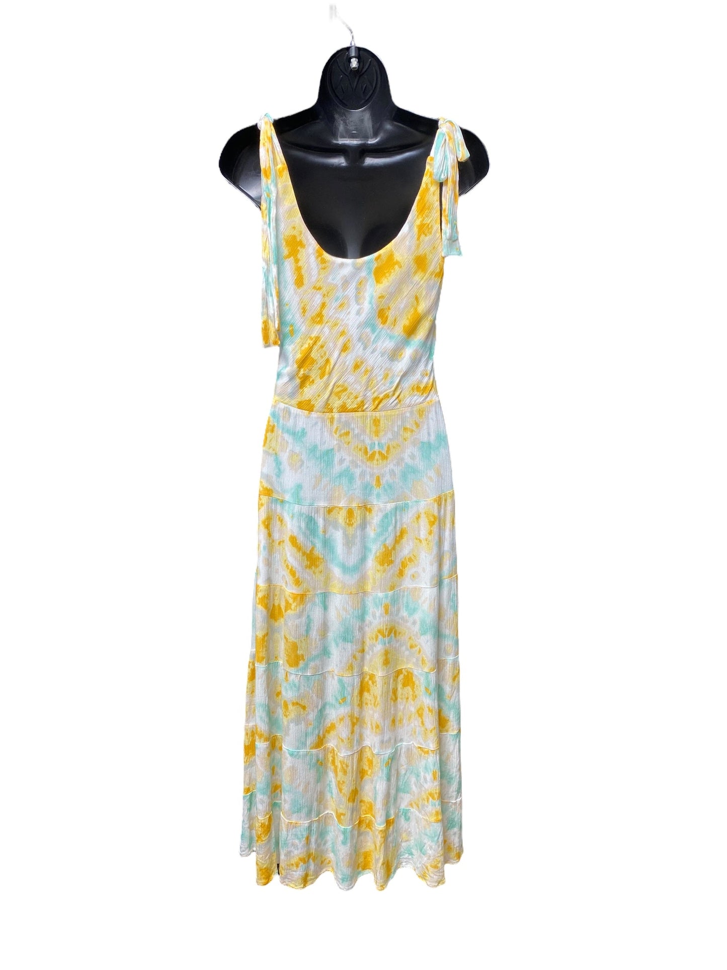 Dress Casual Maxi By Altard State In Green & Yellow, Size: S