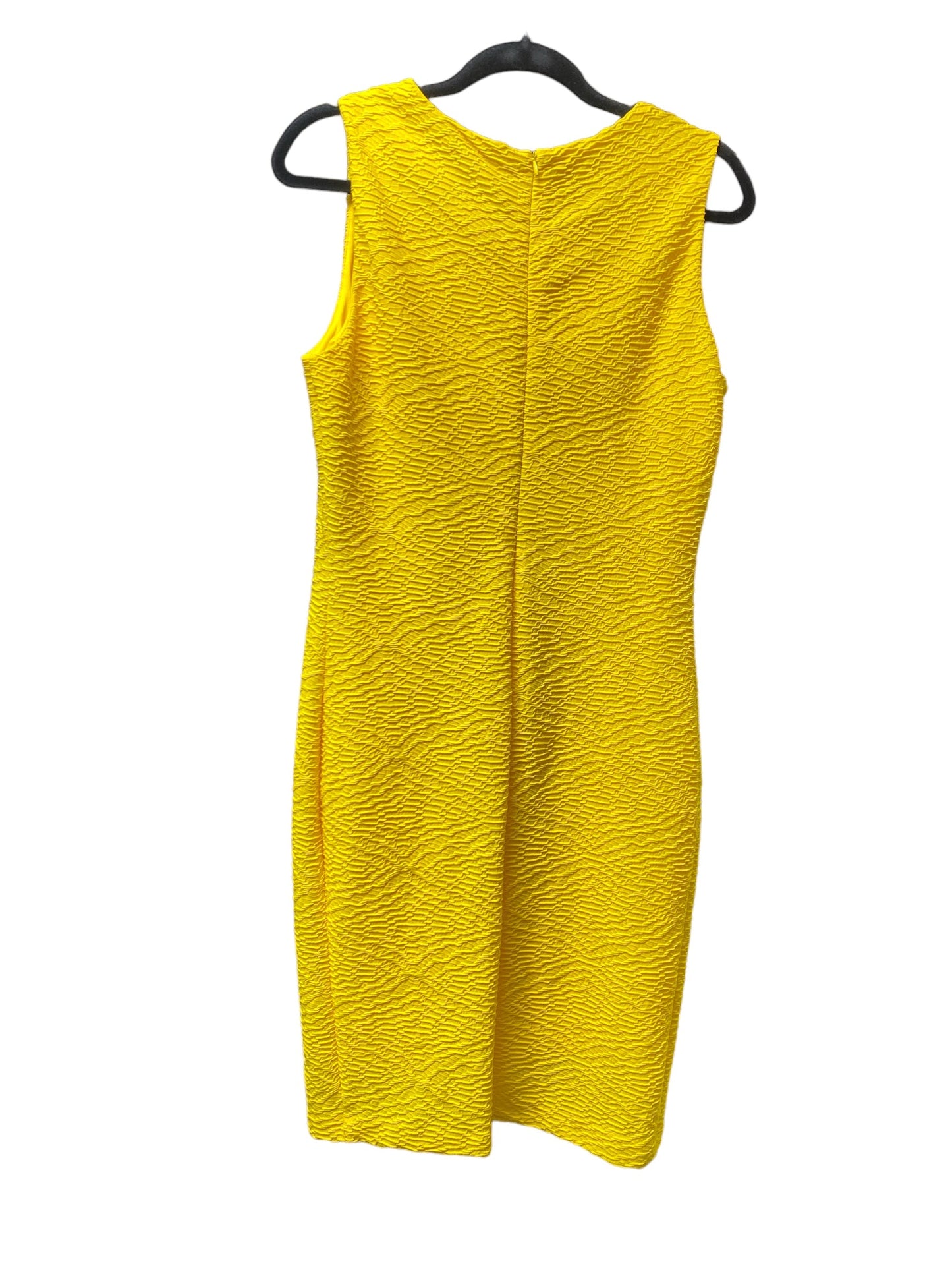 Yellow Dress Casual Short Calvin Klein, Size S