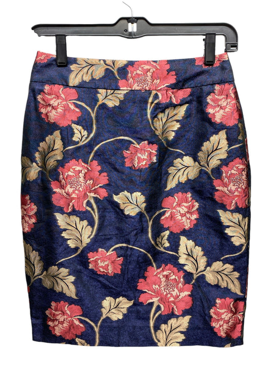 Skirt Mini & Short By Ann Taylor In Floral Print, Size: Xxs