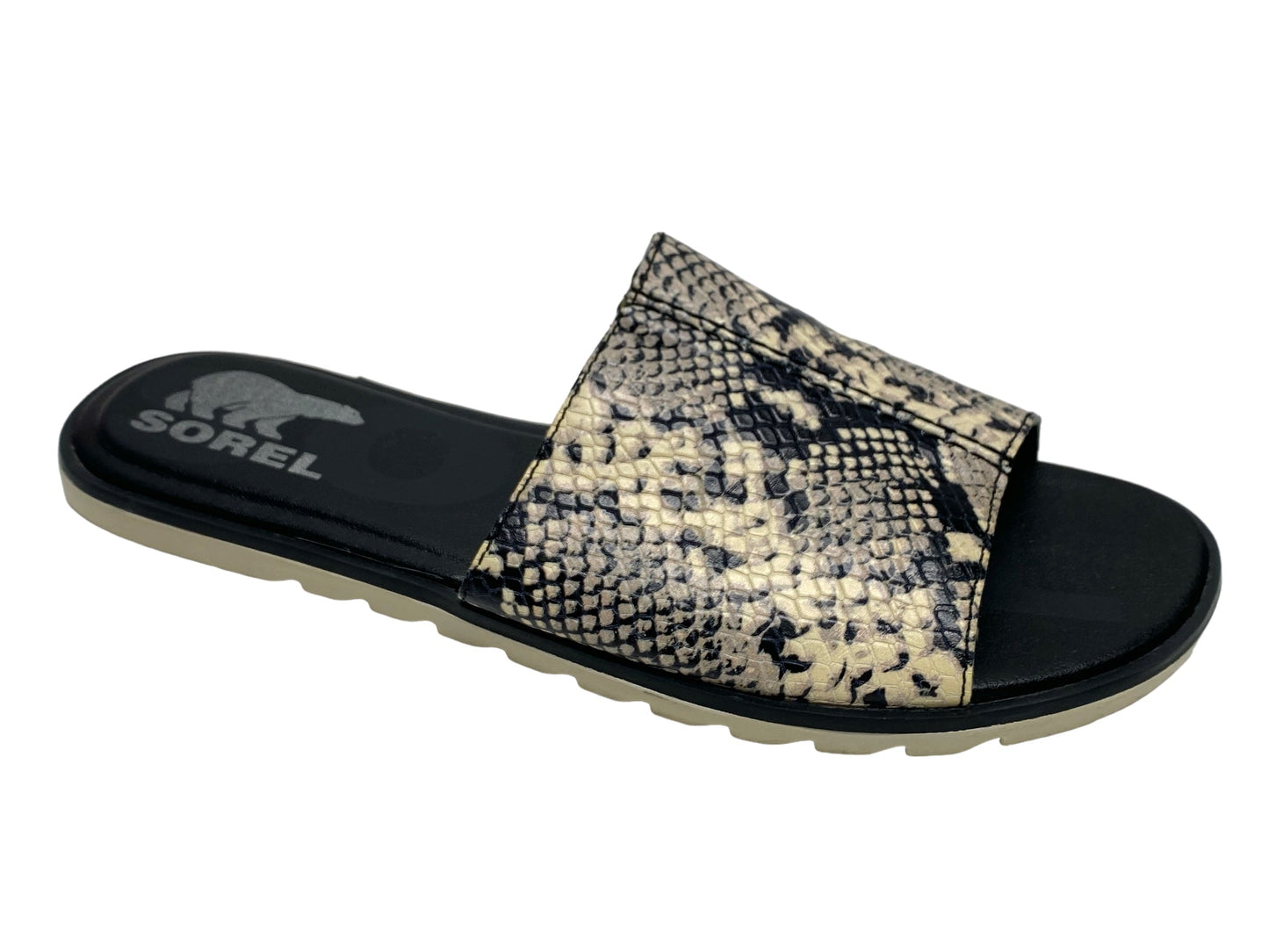 Sandals Flats By Sorel In Snakeskin Print, Size: 7.5