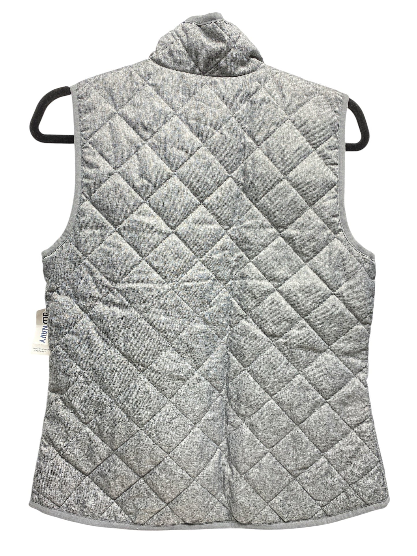 Vest Puffer & Quilted By Old Navy In Grey, Size: S