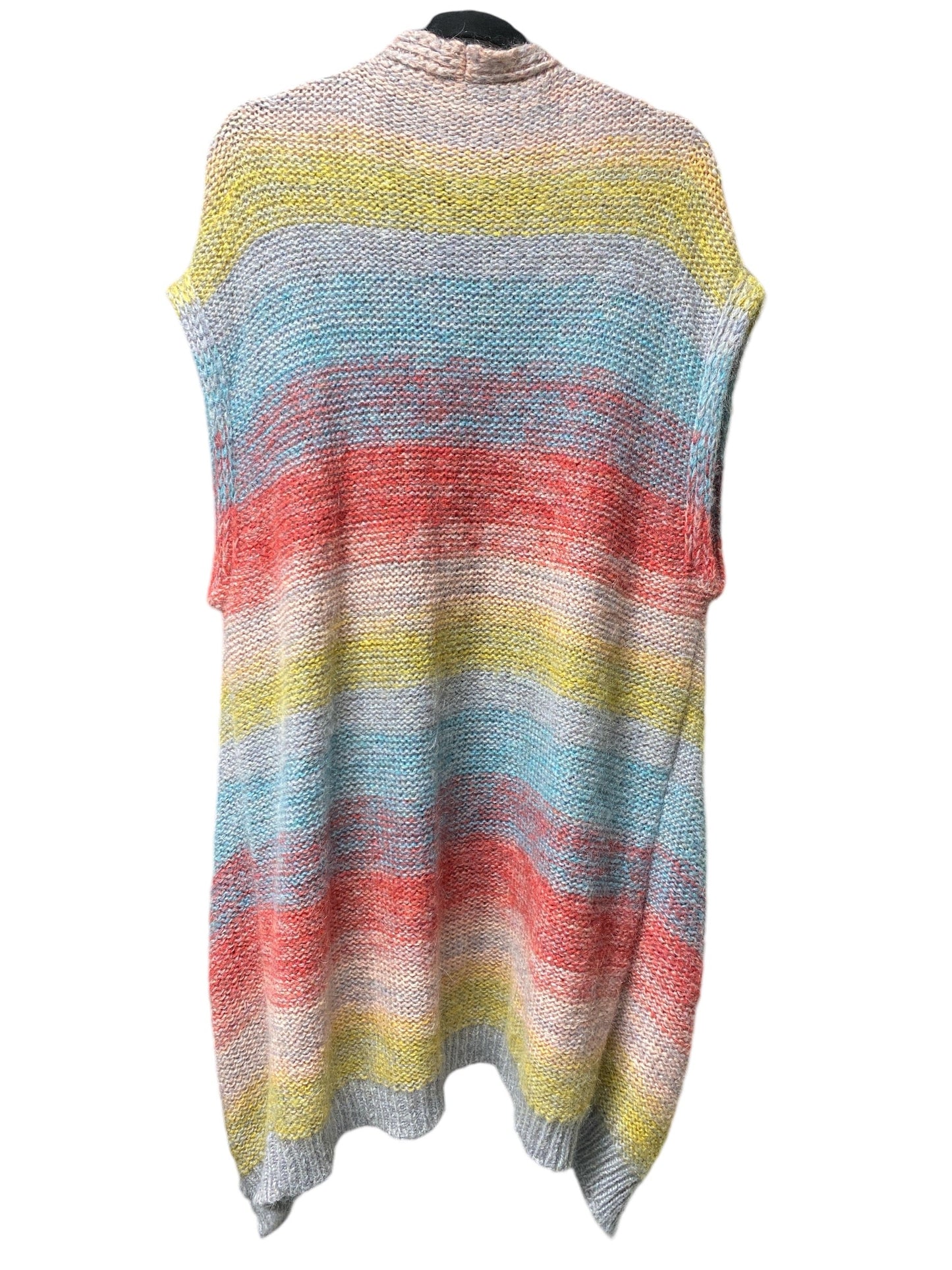 Vest Sweater By Moth In Multi-colored, Size: M