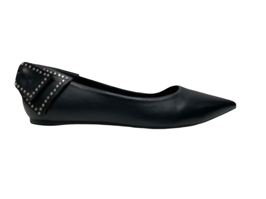 Shoes Flats By CARRANO In Black & Silver, Size: 6