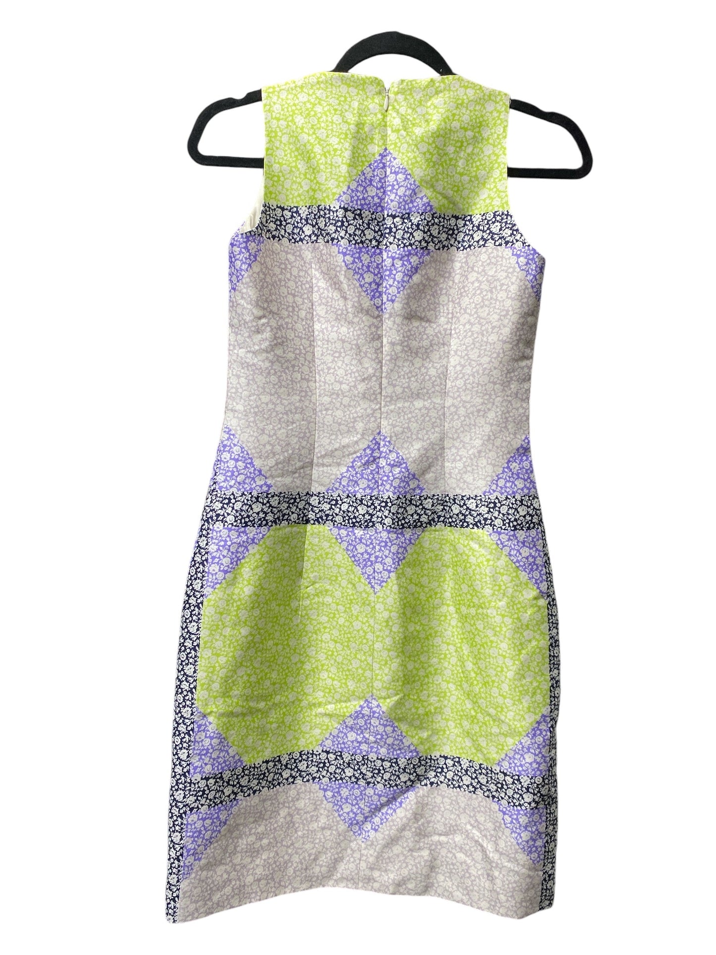 Dress Casual Short By J. Crew In Green & Purple, Size: 0