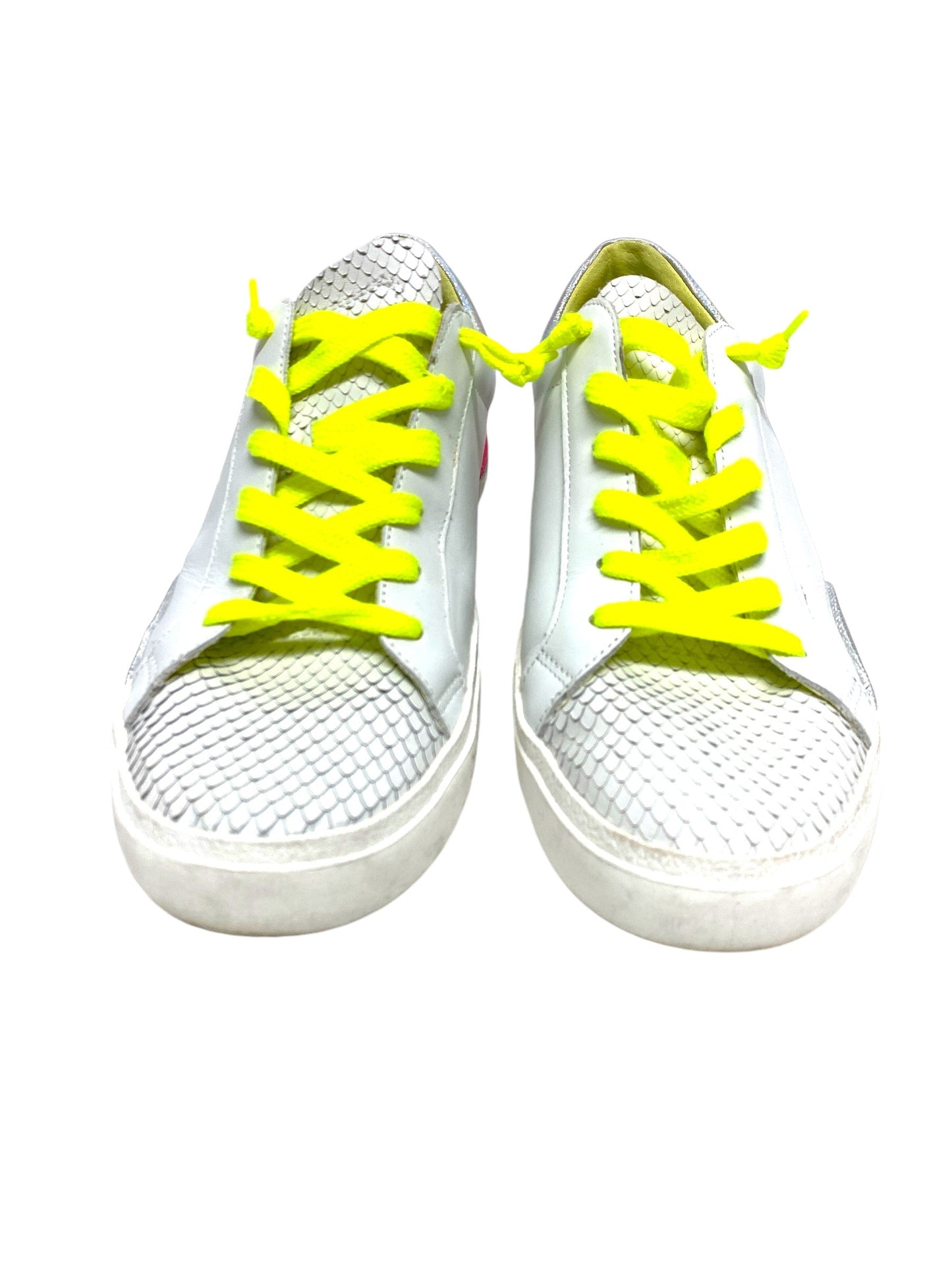 Shoes Sneakers By Dolce Vita In Pink & Yellow, Size: 9