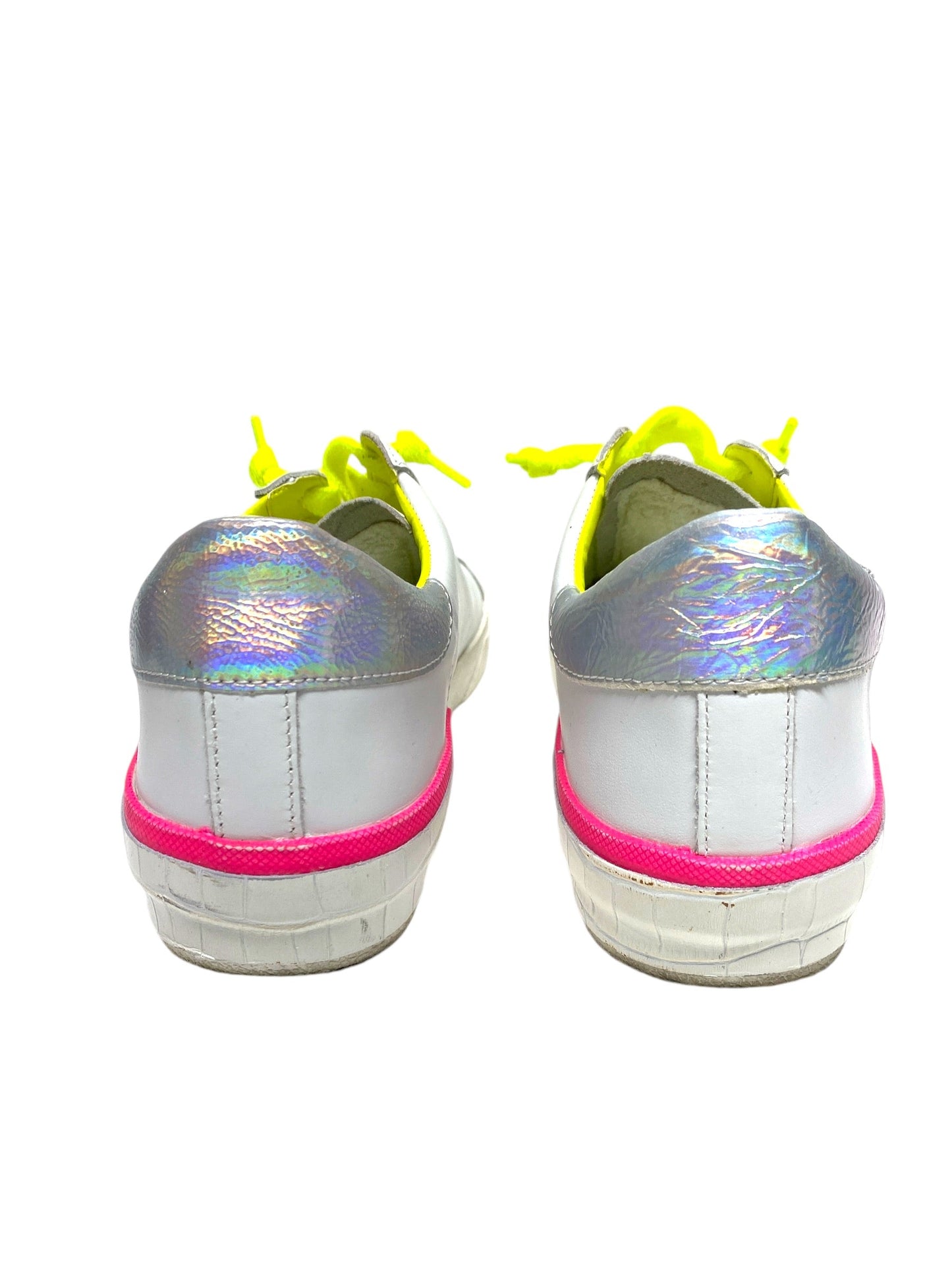 Shoes Sneakers By Dolce Vita In Pink & Yellow, Size: 9