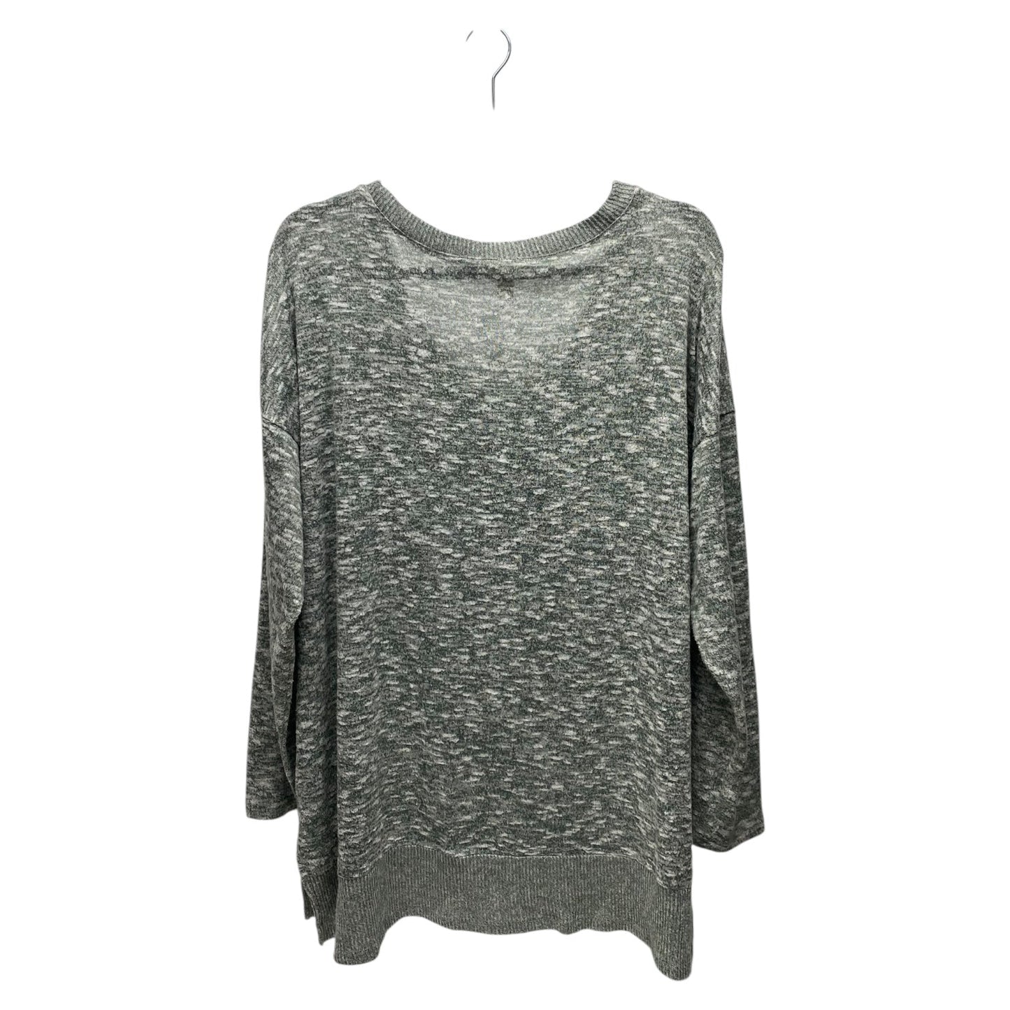 Top Long Sleeve By Style And Company In Green & White, Size: Xl