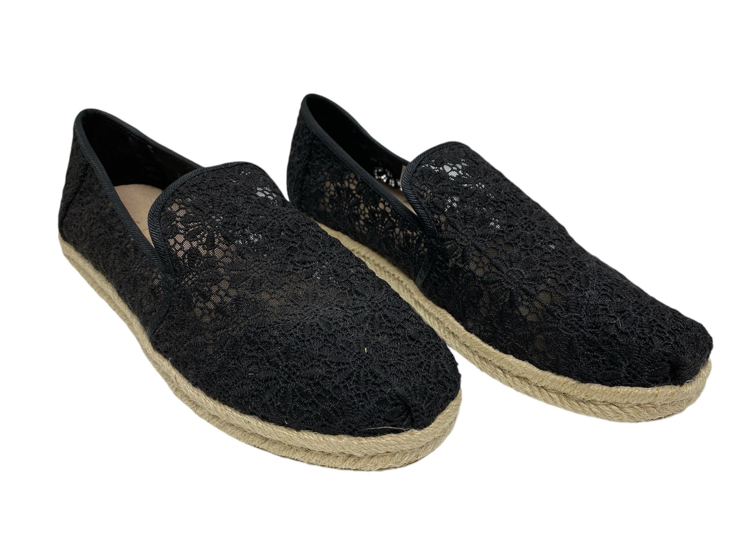 Shoes Flats By Toms In Black, Size: 8