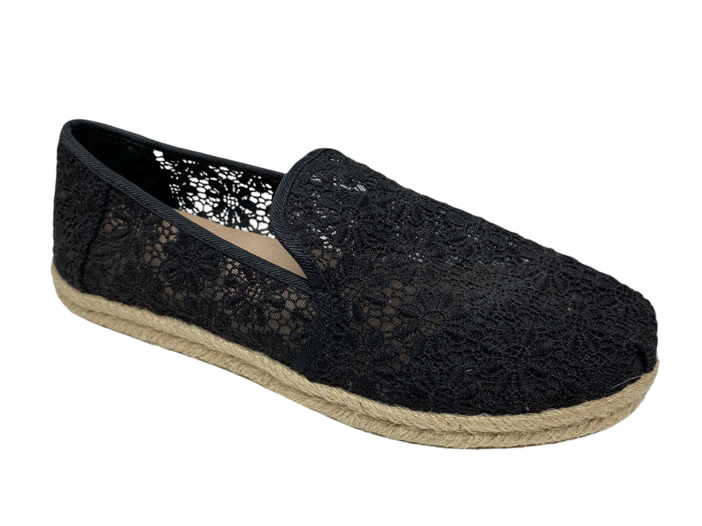 Shoes Flats By Toms In Black, Size: 8