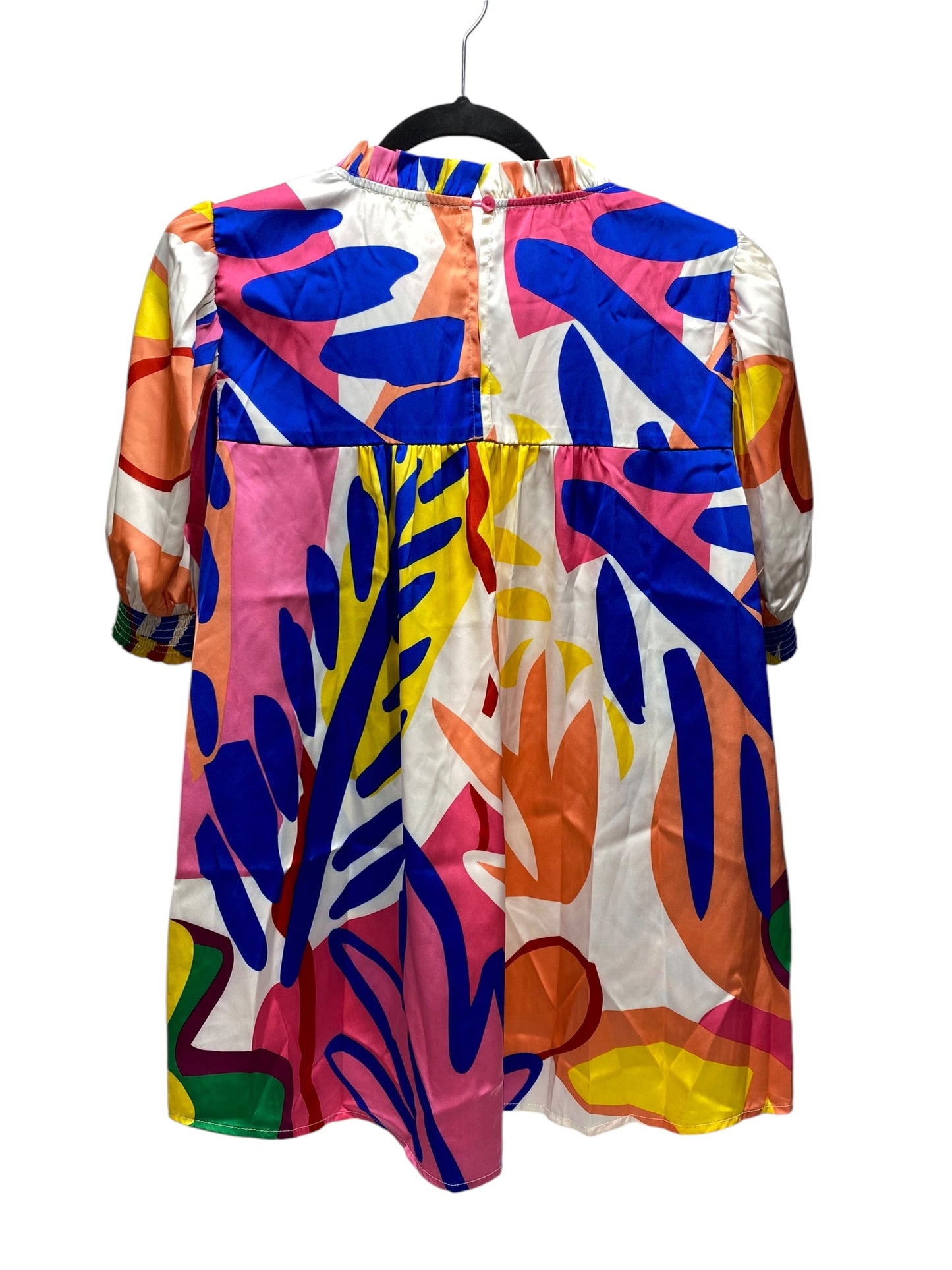 Top Short Sleeve By Jodifl In Multi-colored, Size: L