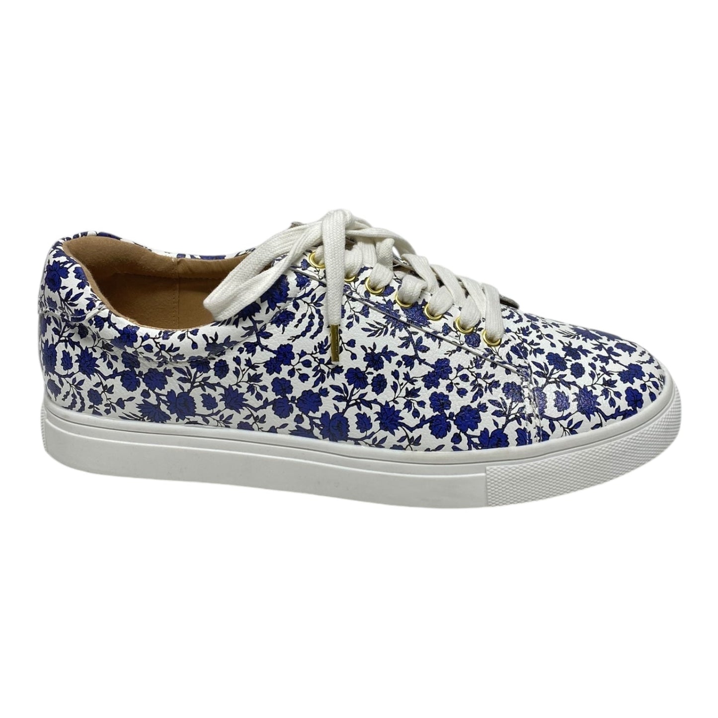 Shoes Sneakers By Loft In Floral Print, Size: 9.5