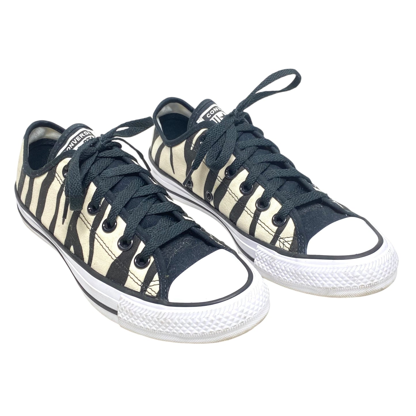 Shoes Sneakers By Converse In Zebra Print, Size: 7