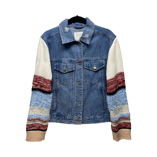 Jacket Denim By Avec Les Filles In Multi-colored, Size: S