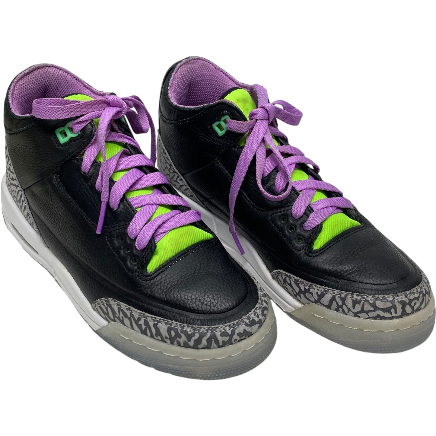 Shoes Sneakers By Nike In Black & Purple, Size: 7