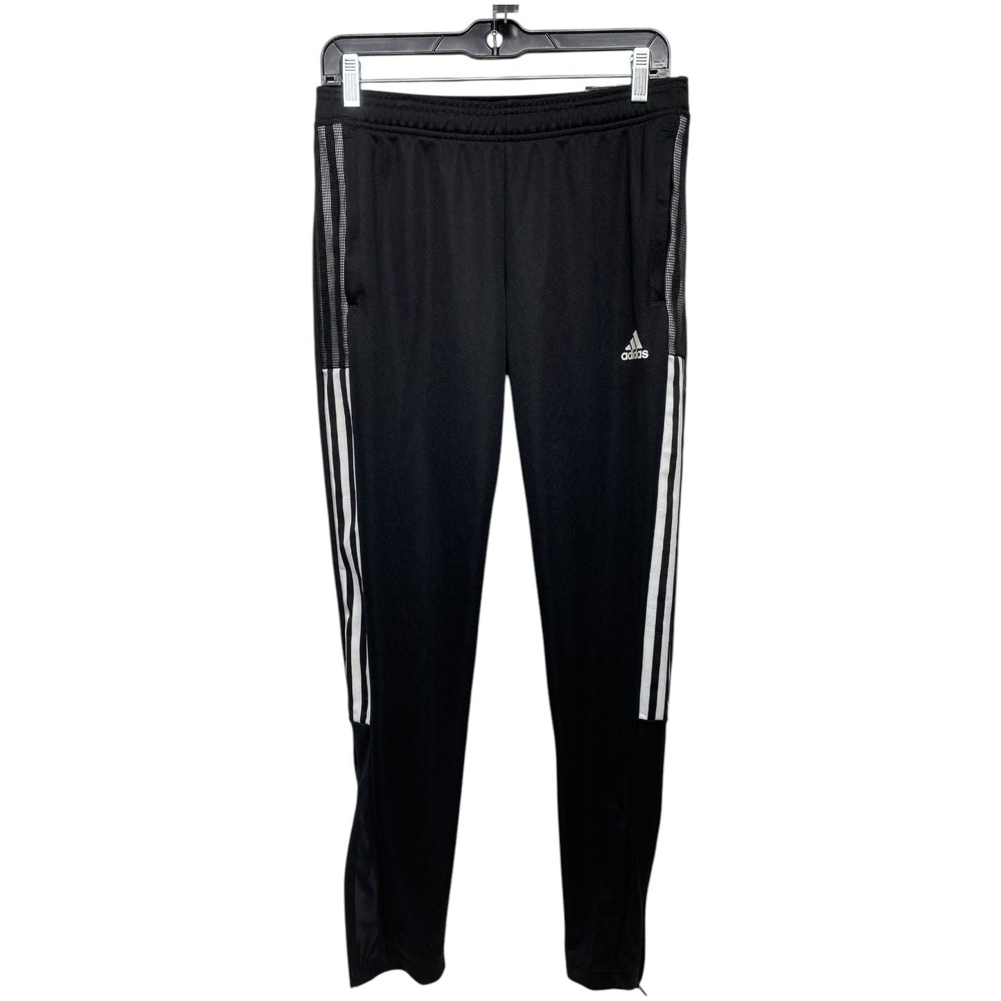 Athletic Pants By Adidas In Black & White, Size: S