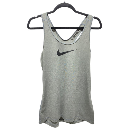 Athletic Tank Top By Nike Apparel In Grey, Size: M